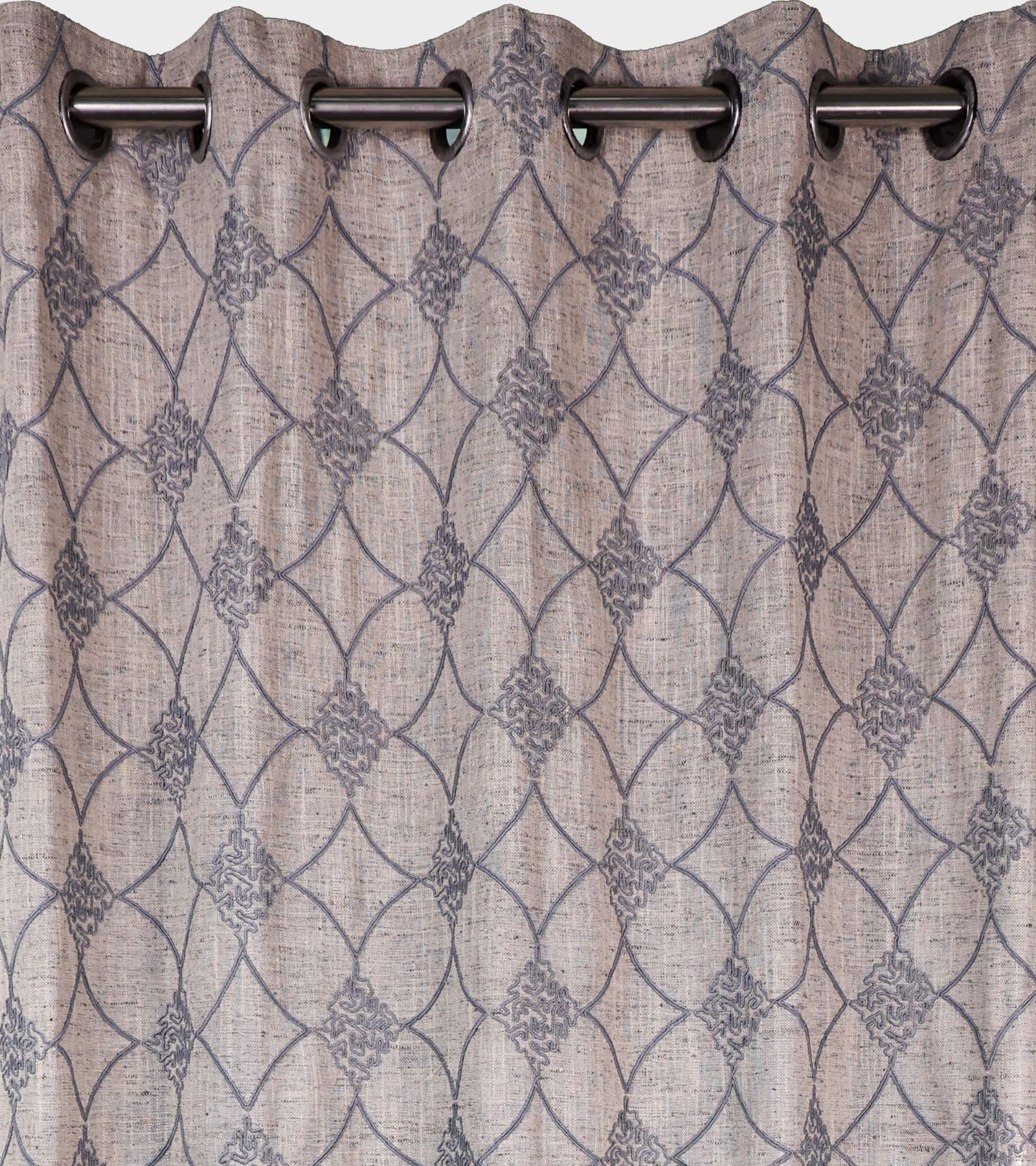 Rustic Oasis - Design : Brill - Quality : Khadi - Colour : Ash Sr. No : 12