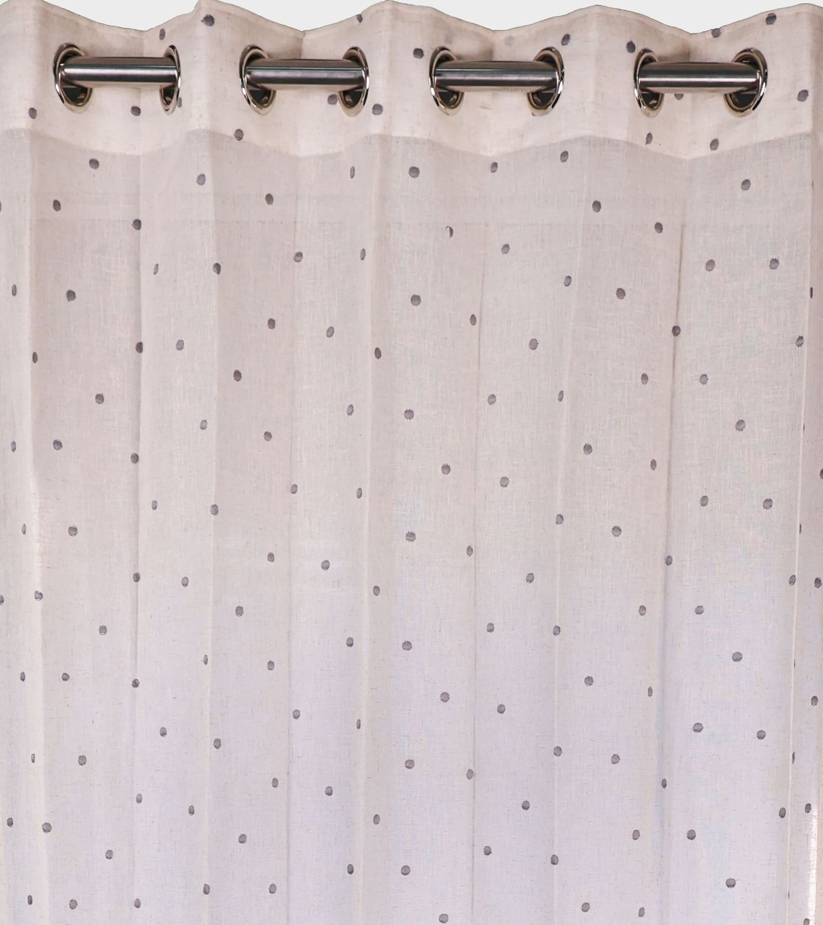 Rustic Oasis - Design :Gems - Quality :Serica Sheer - Colour :D Grey Sr.No : 07